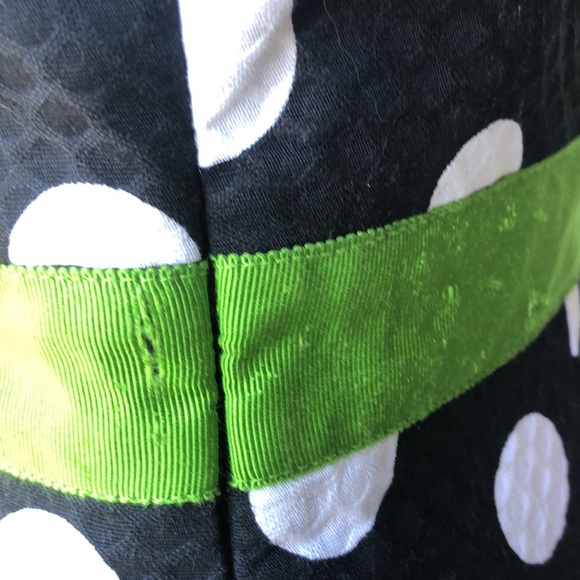 DAVID MEISTER -NWT-POLKA DOT ONE SHOULDER DRESS BLACK WHITE 6 - Picture 11 of 14